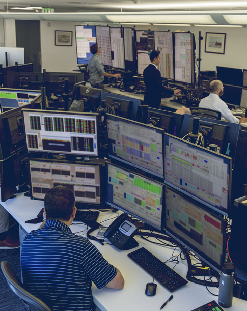 The C&C trading floor in Greenwich